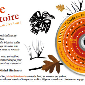 Carte postale Corbeau vole la Lumière + CD