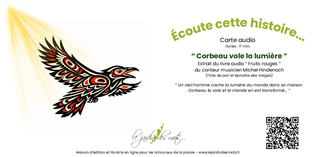 Carte postale audio - Corbeau